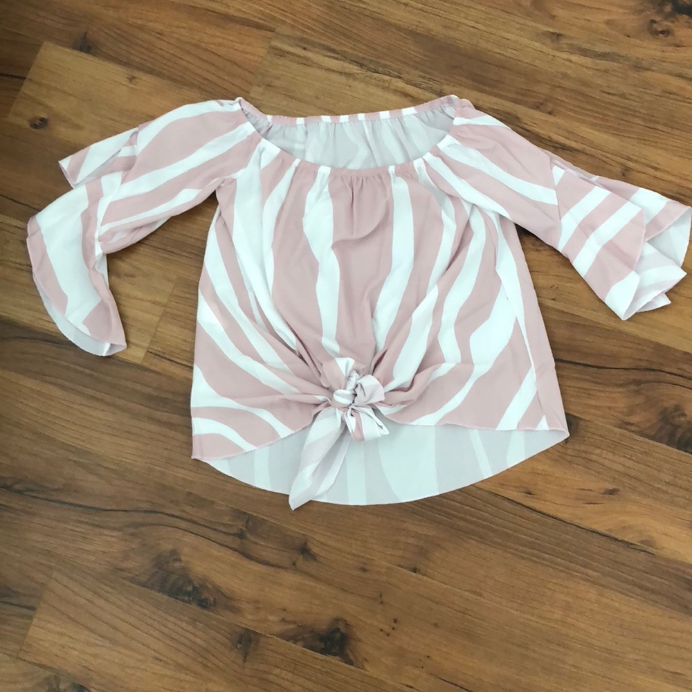 Off the shoulder shirt